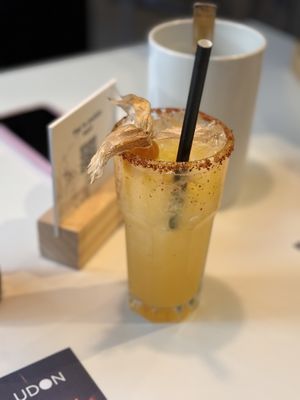 passion fruit drink   at UDON in Malaga