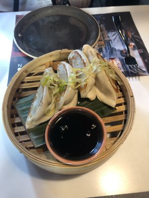 vegan gyozas  at UDON in Malaga