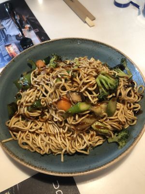 vegan noodles  at UDON in Malaga