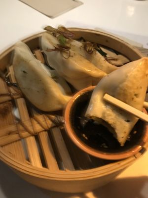 yummmm vegan gyozas  at UDON in Malaga
