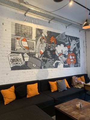 Wall  at Wayland's Yard in Birmingham