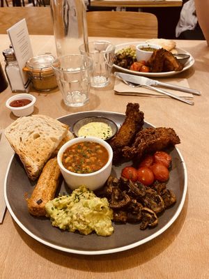 The avo breakfast at Wayland's Yard in Birmingham