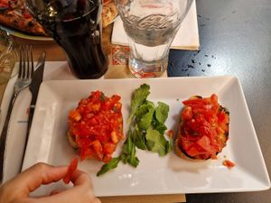 bruschetta   at Rossopomodoro in Venice