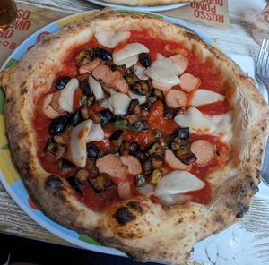 Pizza vegana at Rossopomodoro in Venice