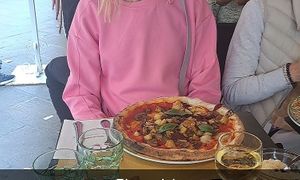 Vegan pizza  at Rossopomodoro in Venice