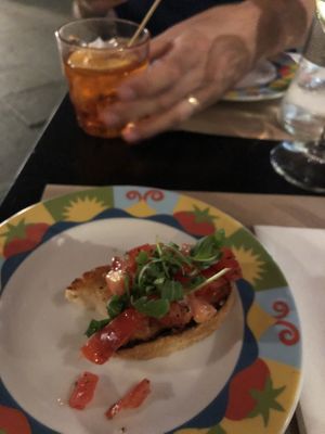 Bruschetta  at Rossopomodoro in Venice
