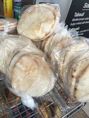 Bread for sale at Shawarma Brothers in Cuyahoga Falls