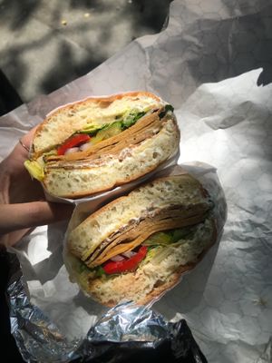 triple threat
 at Seitan's Helper in Brooklyn