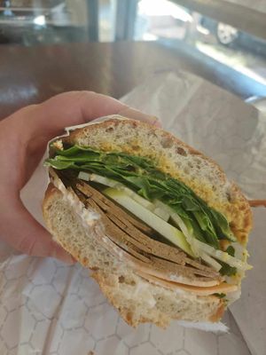 T-bird. So good! at Seitan's Helper in Brooklyn