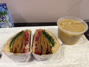 People Eater , Potato soupp  at Seitan's Helper in Brooklyn