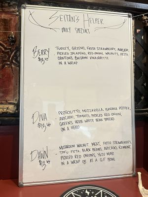 Specials, May 2025  at Seitan's Helper in Brooklyn