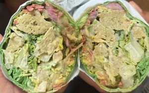 Hellfire wrap  at Seitan's Helper in Brooklyn