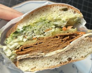 Fen-tastic daily special, May 2025  at Seitan's Helper in Brooklyn