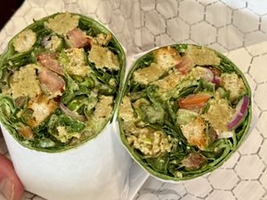 Vegan Chicken Caesar  at Seitan's Helper in Brooklyn