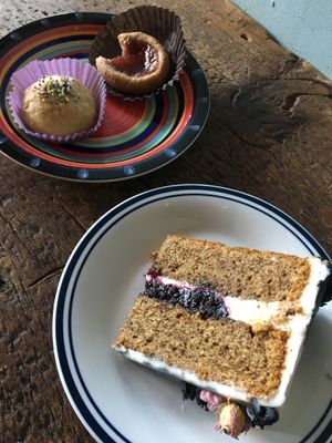 Save room for dessert.  at Seitan's Helper in Brooklyn