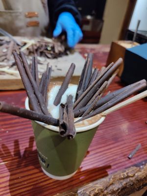 Cardamom Hot Chocolate at Dark Sugars in East London