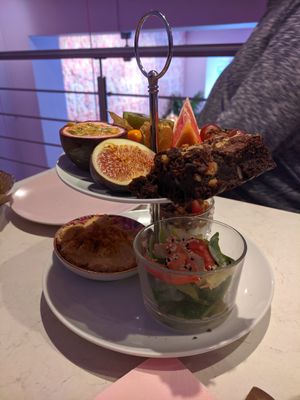 To etager brunch at Dreamy in Copenhagen