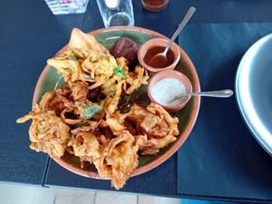 Vegan mix of vegetables at Sunand in Noordwijk