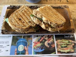 Hummus sandwich   at PLANT SHACK - Altea in Altea