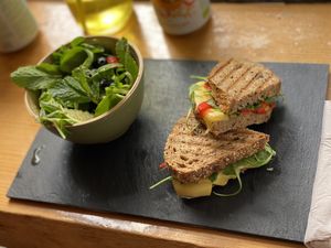 Vegan cheese toast at PLANT SHACK - Altea in Altea