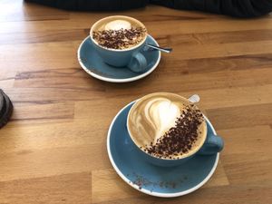 Cappuccino with almond milk at PLANT SHACK - Altea in Altea