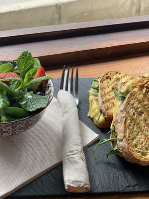 Superb vegan cheese toastie at PLANT SHACK - Altea in Altea