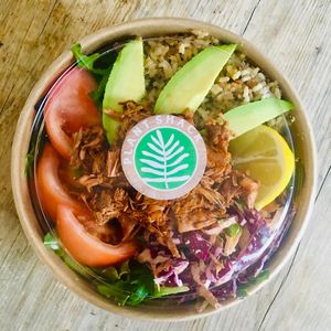 BBQ JACKFRUIT SALAD (GLUTEN FREE) at PLANT SHACK - Altea in Altea