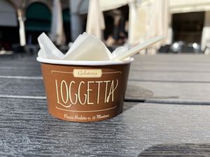   at Gelateria Loggetta in Mantova