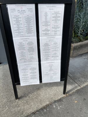 A lot of options at Plank Coffee in Healdsburg