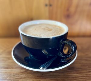 Latte  at Plank Coffee in Healdsburg