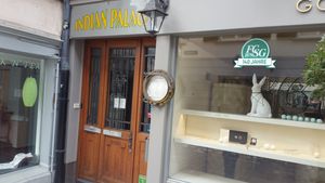 Entrance at Indian Palace in St Gallen