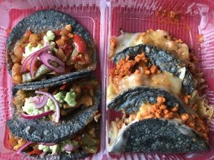 Tacos and quesadillas at Azul Frida in Barcelona