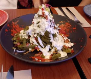 Amanida de nopales (opció vegana) at Azul Frida in Barcelona