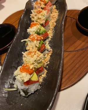 Rainbow roll. Totally incredible. at PLANTA Queen in Toronto