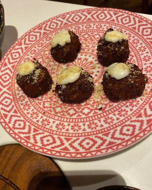 Cauliflower tots. at PLANTA Queen in Toronto