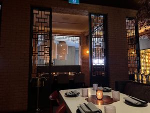 Indoor seating  at PLANTA Queen in Toronto