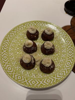 Cauliflower tots  at PLANTA Queen in Toronto