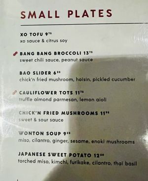 Menu (sept 22)  at PLANTA Queen in Toronto