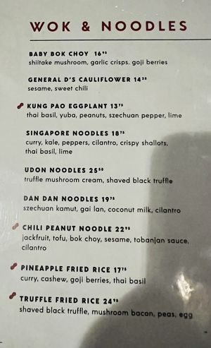 Menu (sept 22)  at PLANTA Queen in Toronto