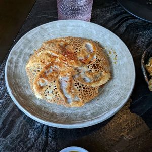 Crispy Gyoza at PLANTA Queen in Toronto