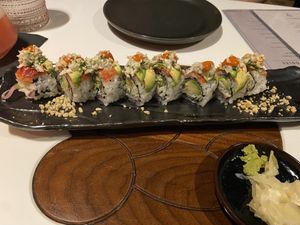 Rainbow roll  at PLANTA Queen in Toronto