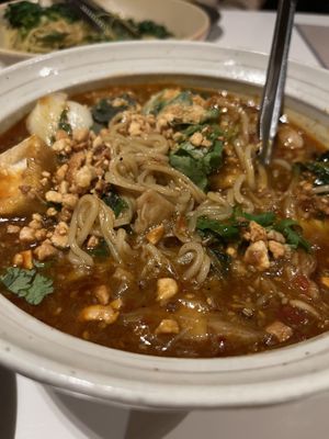 Very goopy texture and overly salted. These were the peanut noodles.   at PLANTA Queen in Toronto
