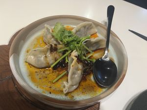 Gyozo dumplings   at PLANTA Queen in Toronto