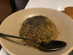 Kimchi fried rice   at PLANTA Queen in Toronto