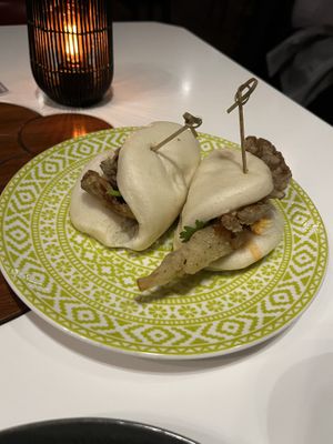 bao buns  at PLANTA Queen in Toronto