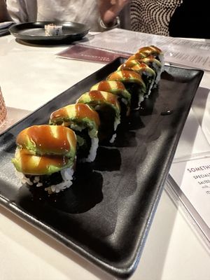 Dragon Roll Sushi  at PLANTA Queen in Toronto