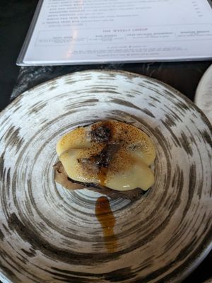 Aubergine unagi at PLANTA Queen in Toronto