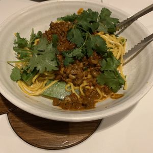 Dan Dan Noodles at PLANTA Queen in Toronto