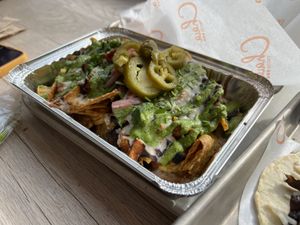Sweet potato nachos  at Chaia - Chinatown in Washington