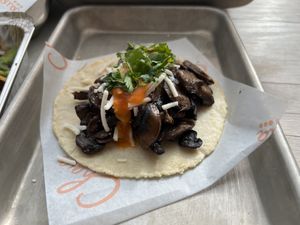 Mushroom taco   at Chaia - Chinatown in Washington